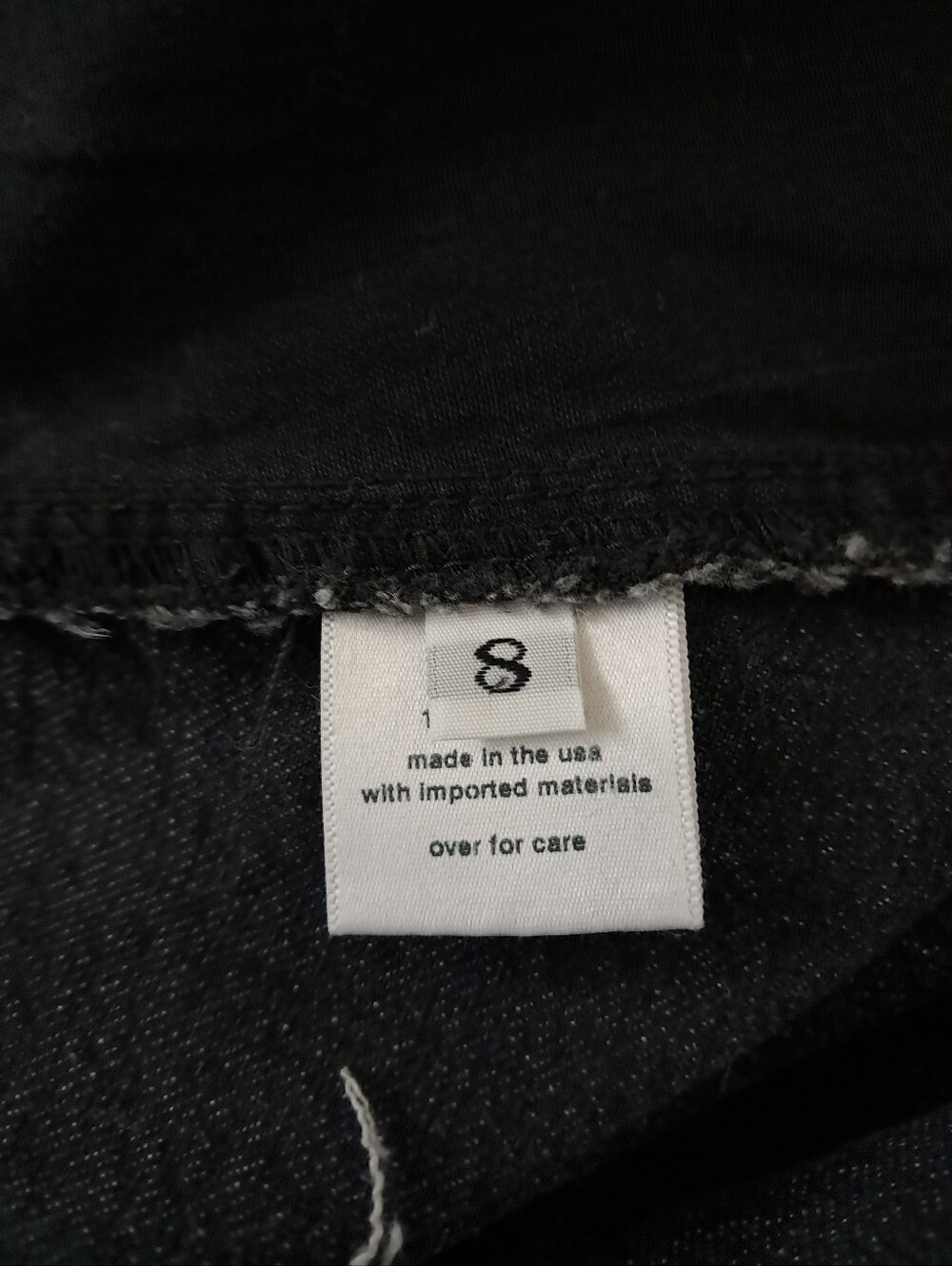 Rachel Comey Nikki Denin Shorts Women's Size 8 Black Coulottes Bermuda Edgy - Picture 6 of 8